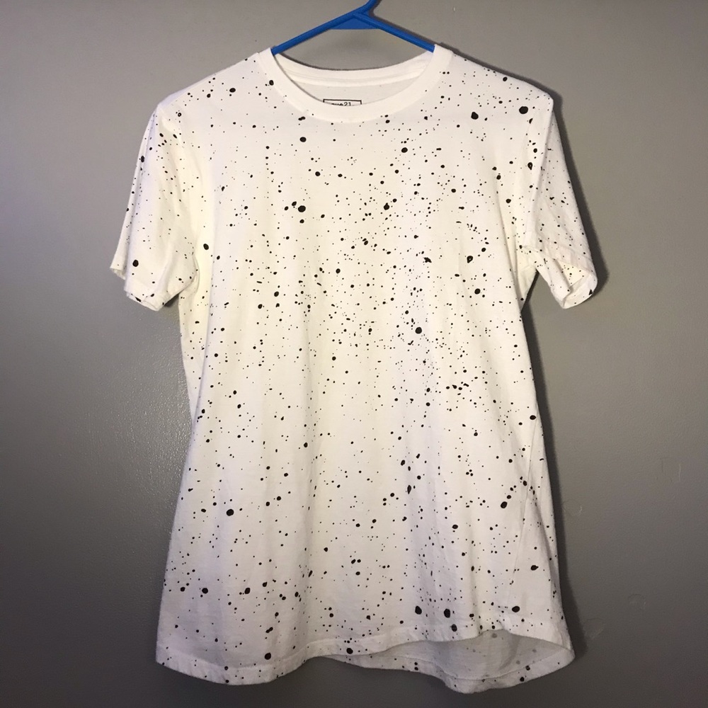 Paint splattered rue 21 shirt